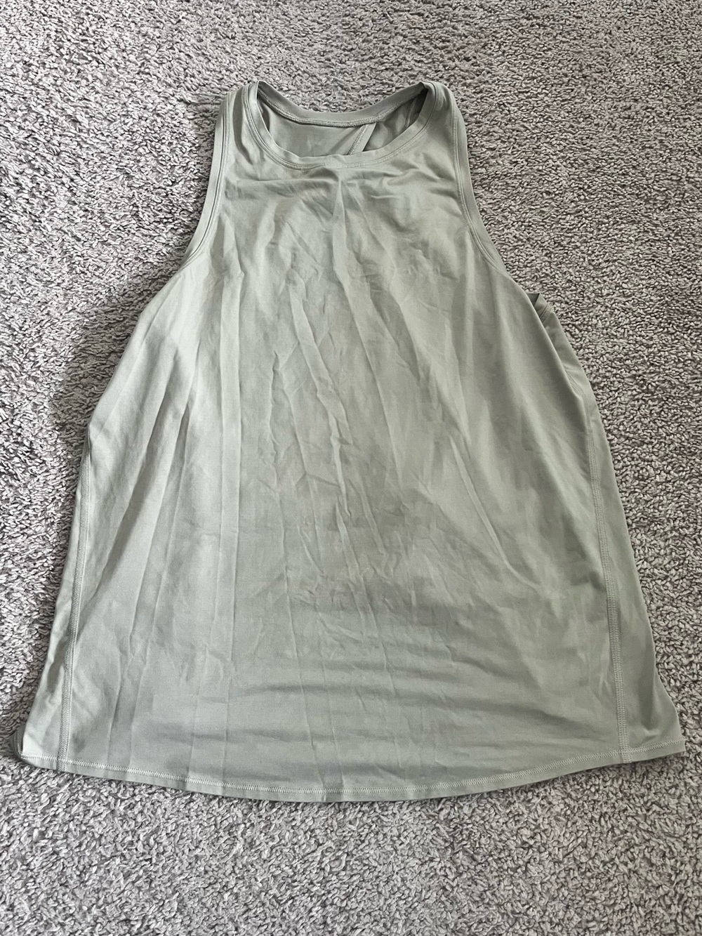 Lululemon Sage Green Open Back Tank